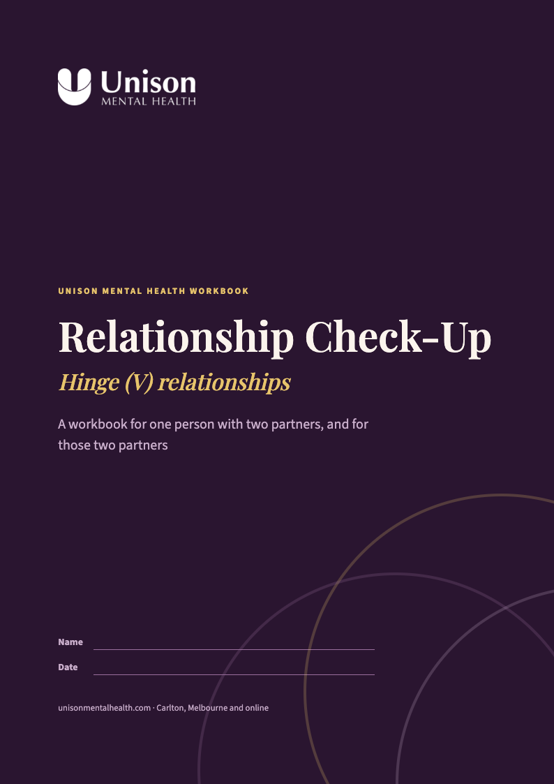 Cover of Relationship Check-Up: Hinge (V) relationships
