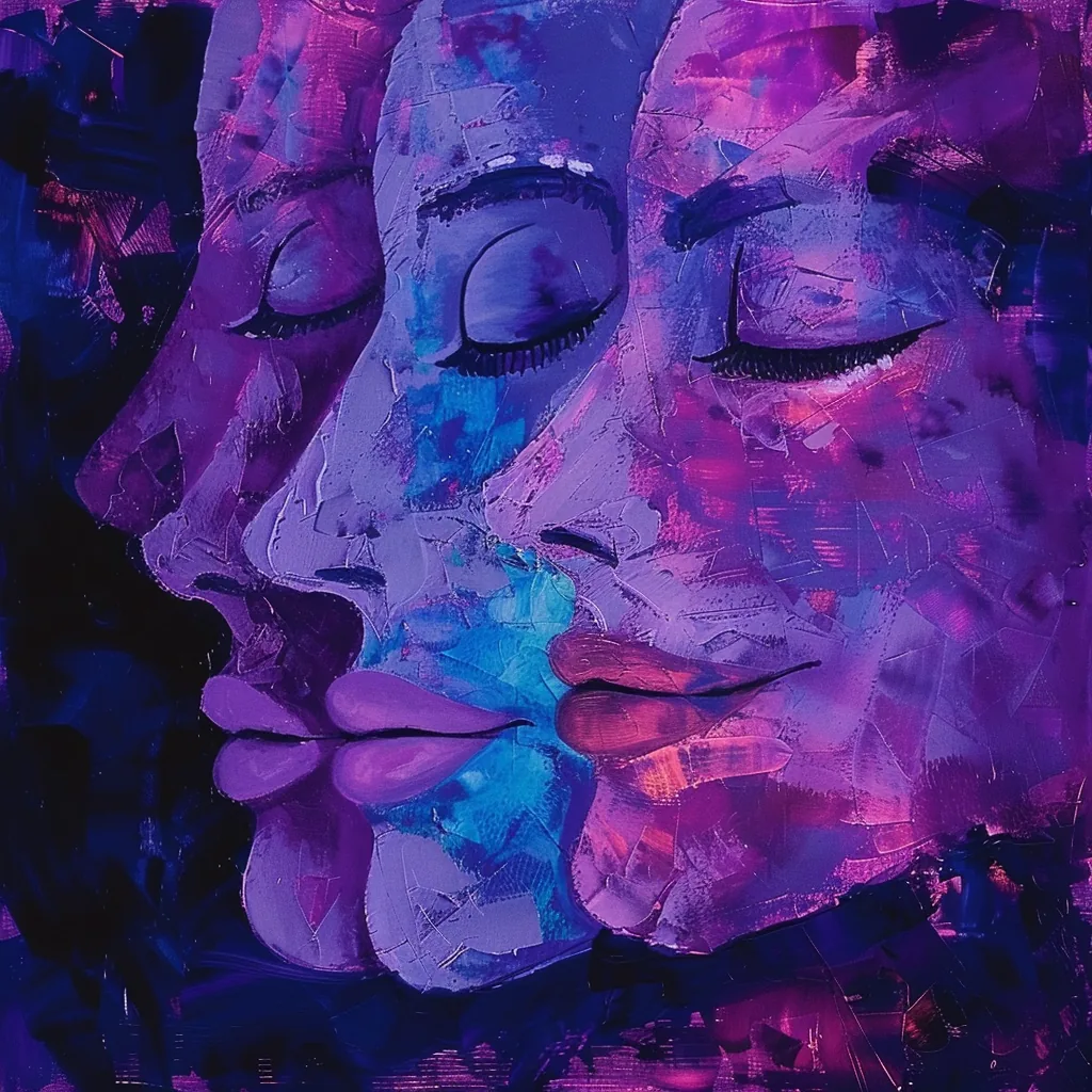 Generated artwork representing emotion-focused therapy